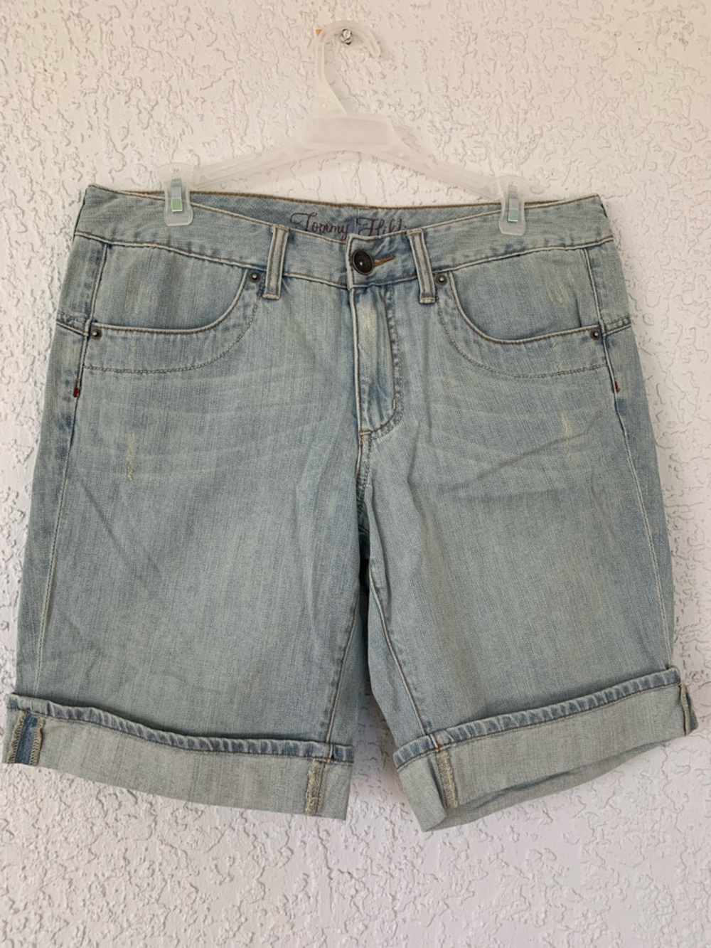 Tommy Hilfiger Light Blue Denim Bermudas shorts size 8